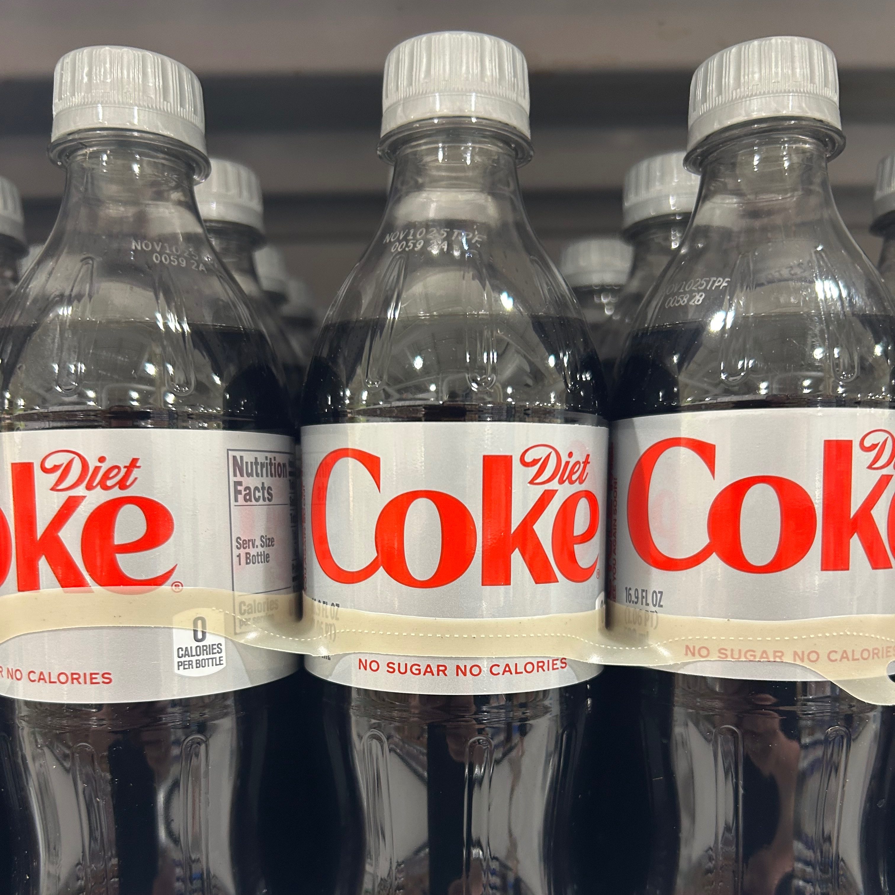 Diet Coca Cola Bottle.