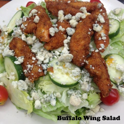 Buffalo Wing Salad.