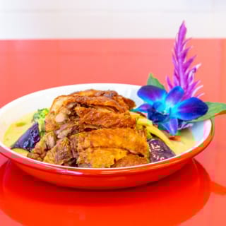 Crispy Duck with Green Curry