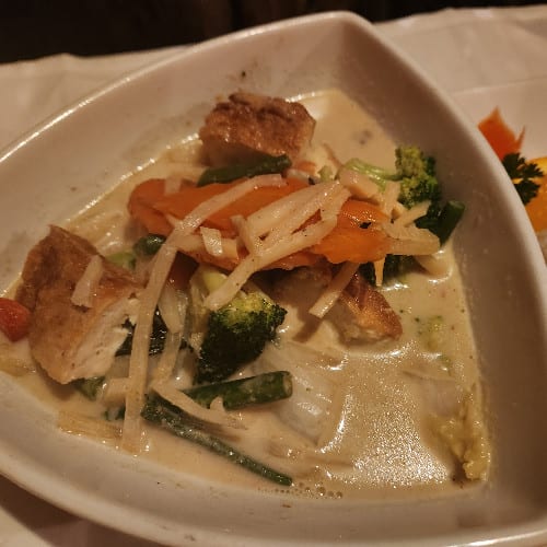 Veggie Green Curry (GF).