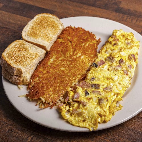 Meat Lovers Omelet.