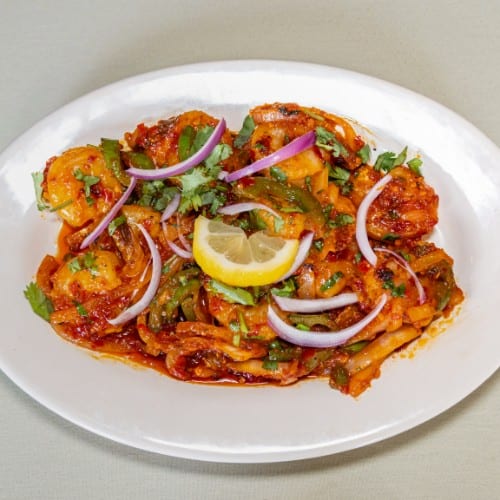 86. Shrimp Tandoor.