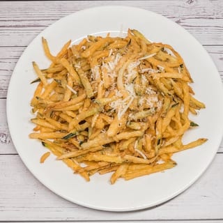 Fried Shoestring Zucchini