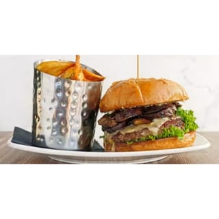 Mushroom Swiss Burger