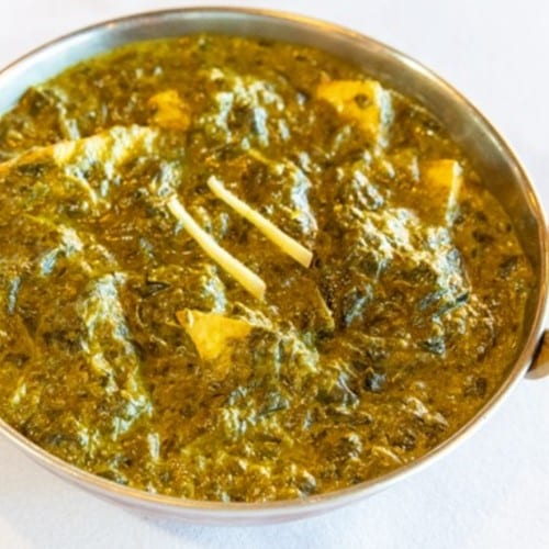 Shrimp Saag.