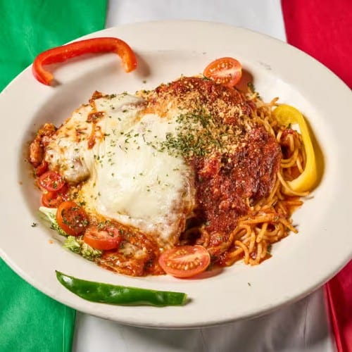 Chicken Parmigiana.