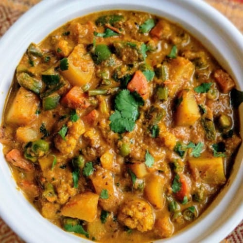 Mixed Veg Curry.