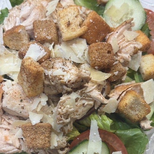 Chicken Caesar Salad.