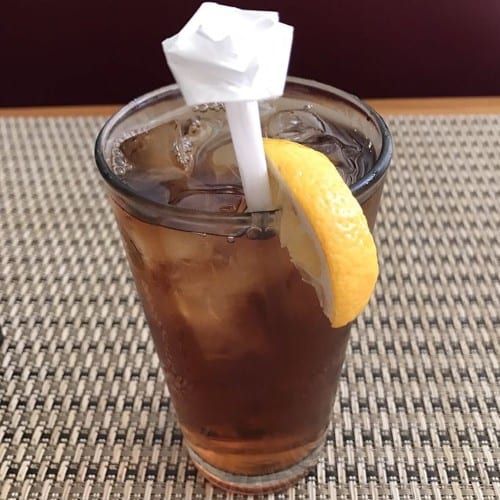 Unsweet Iced Tea.