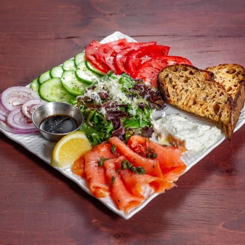 Smoked Salmon Platter.