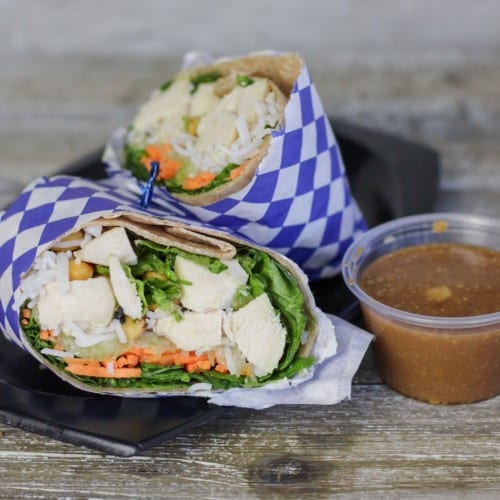 Asian Chicken Wrap.