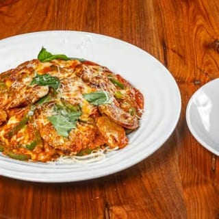 Sausage Pepper Parmigiana