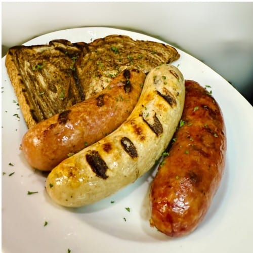 German Sausage Sampler.