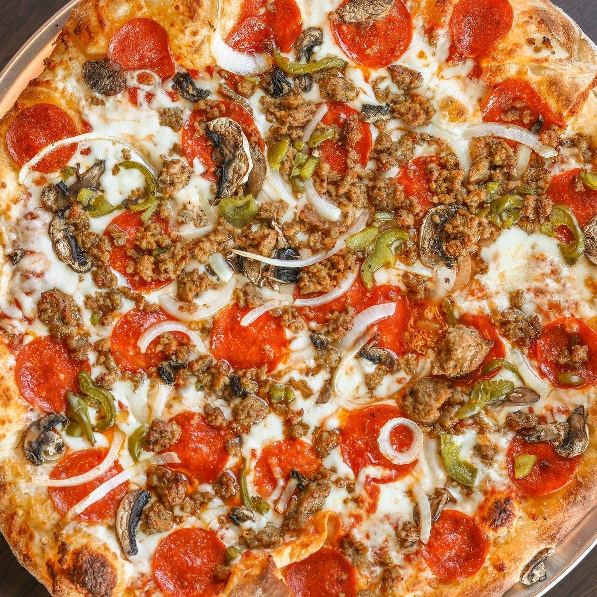 The Wedge-Supreme Pizza.