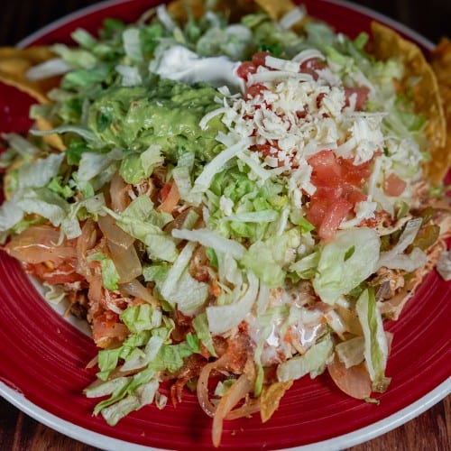 Nachos with Chicken.