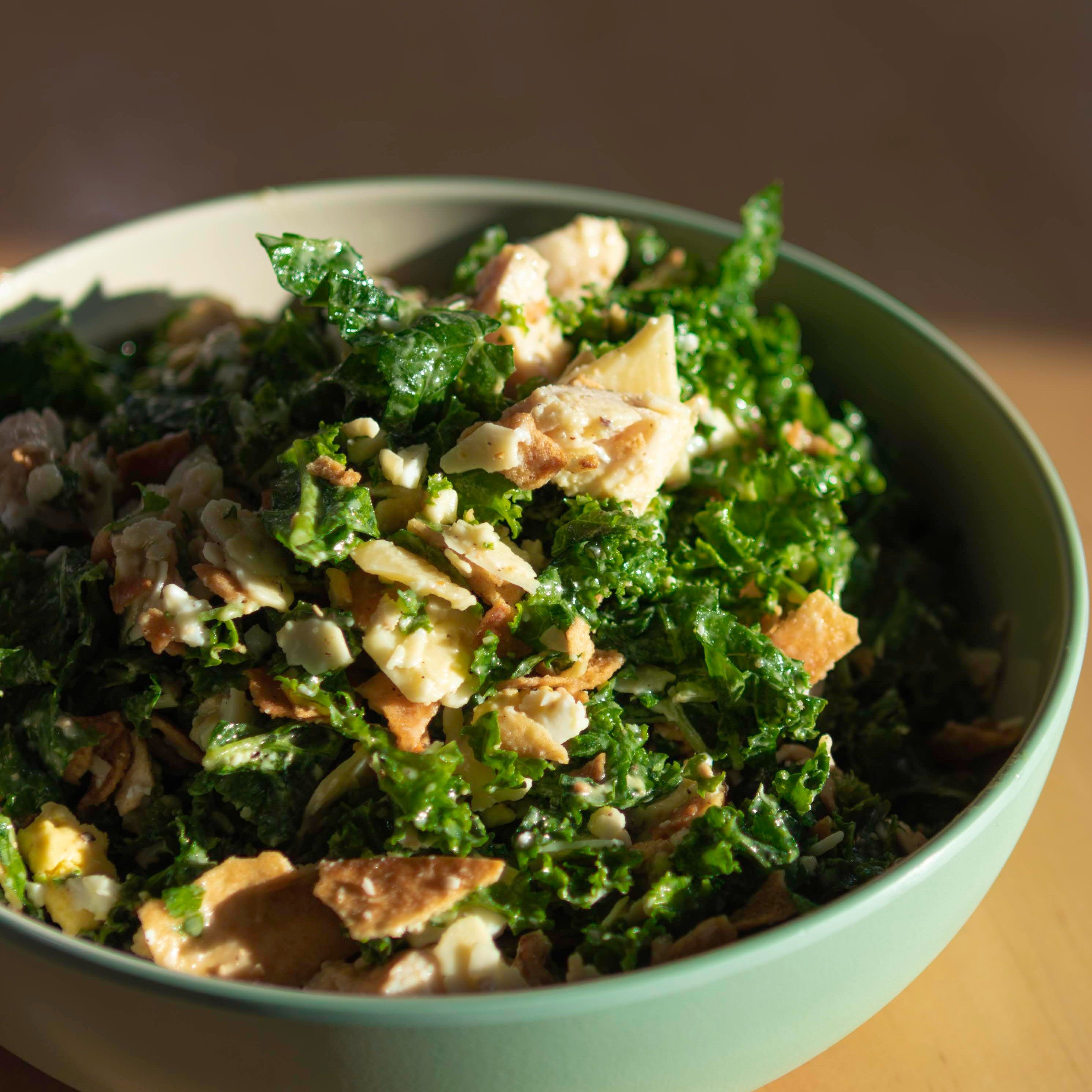 Kale Caesar Salad.