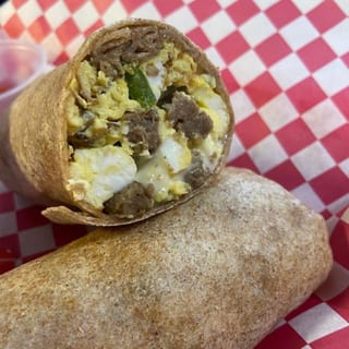 Western Sammy Steak Breakfast Wrapz