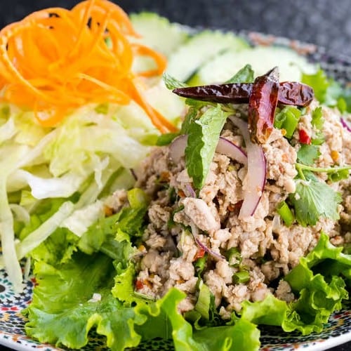 Chicken Larb Salad (Gluten-Free).
