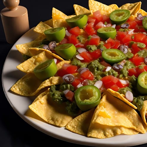 Queso Y Jalapenos Nachos.