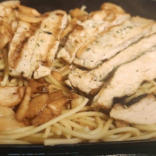 Fresh Garlic & Extra Virgin Olive Oil.