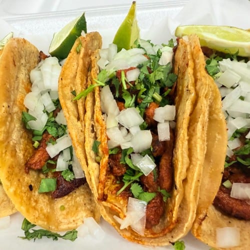 Taco Marinated Pork Al Pastor.