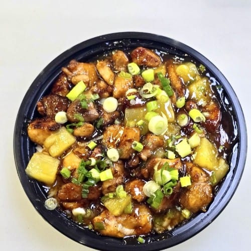 Hawaiian Style Chicken Rice Bowl.