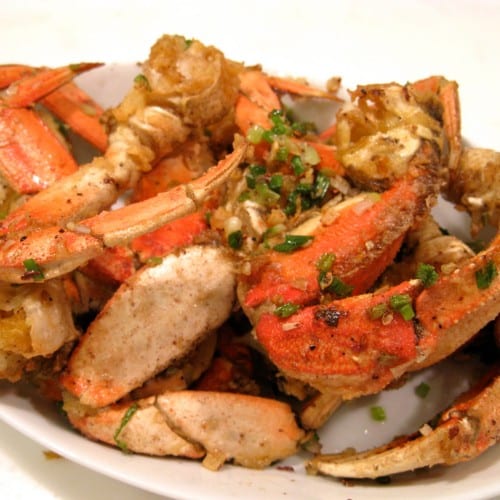 Dungeness Crab with House Special Sauce.