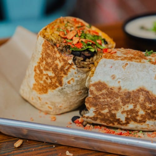 Mushroom Burrito.