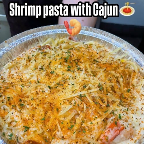Shrimp Pasta - Dinner.