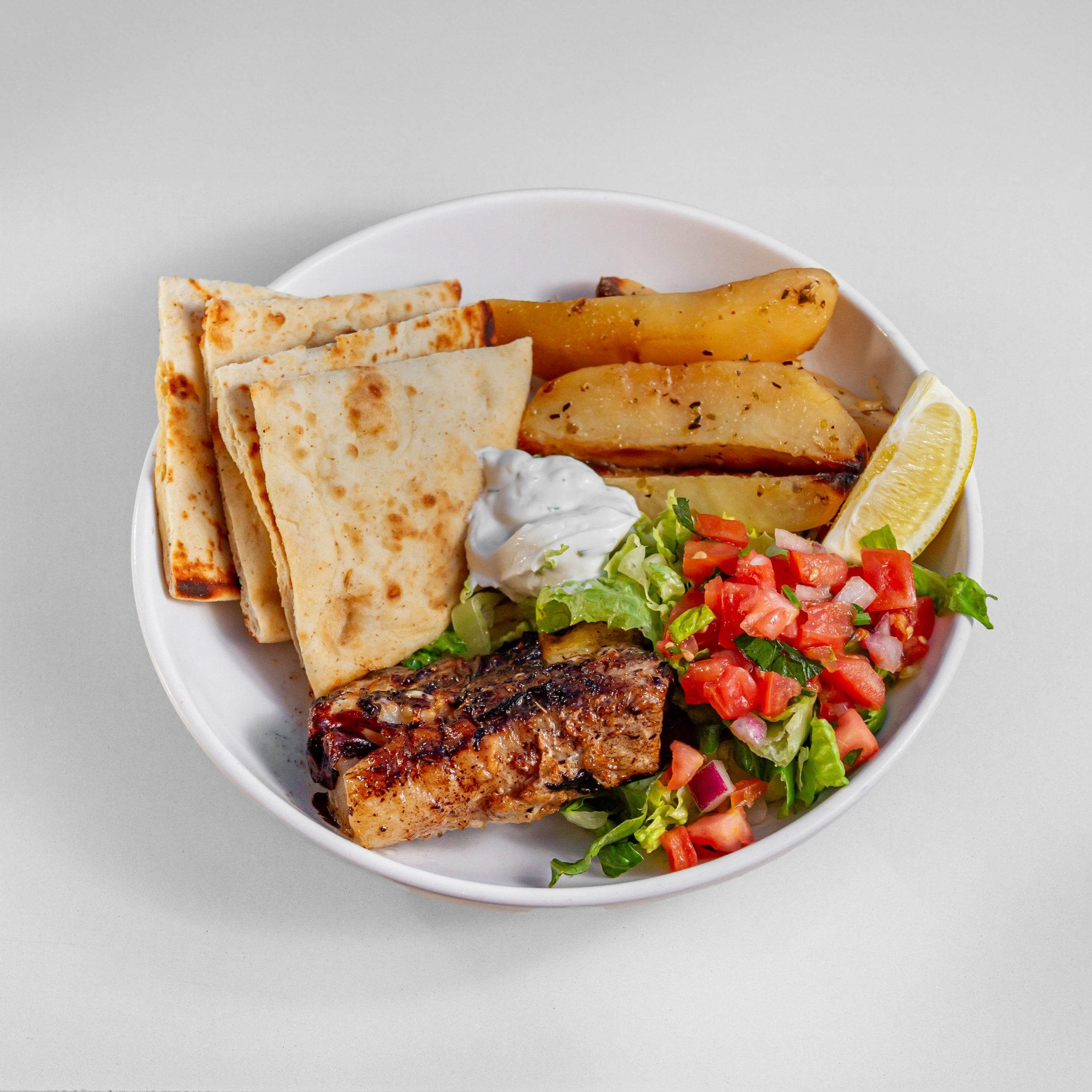 Grilled Cod Fish Platter.