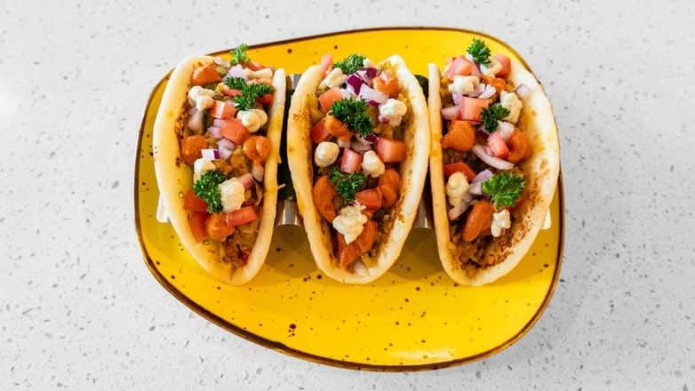 Taco Dosa (Potato & Chickpea).