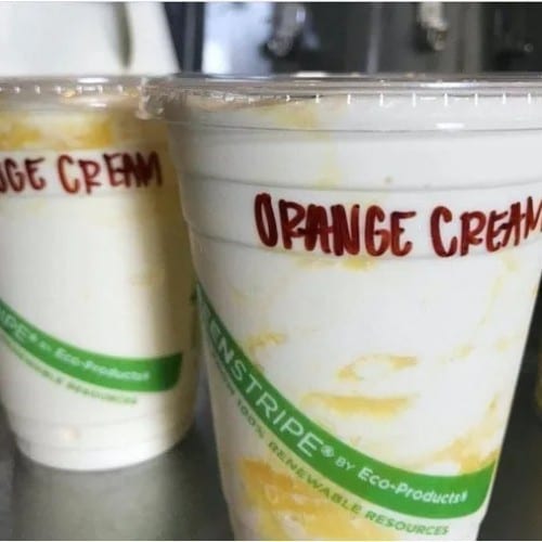 Orange Creamsicle Milkshake.