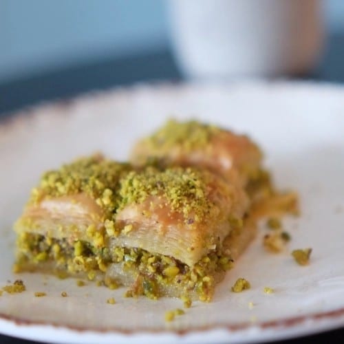 Pistachio Baklava.