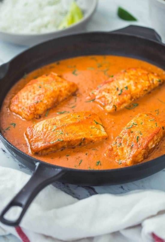 Salmon Vindaloo.
