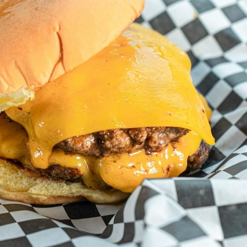 Double Cheese Burger.