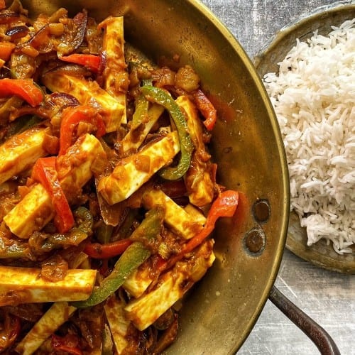 Paneer Jalfrezi.