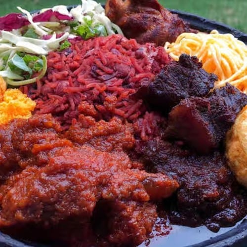 Waakye.
