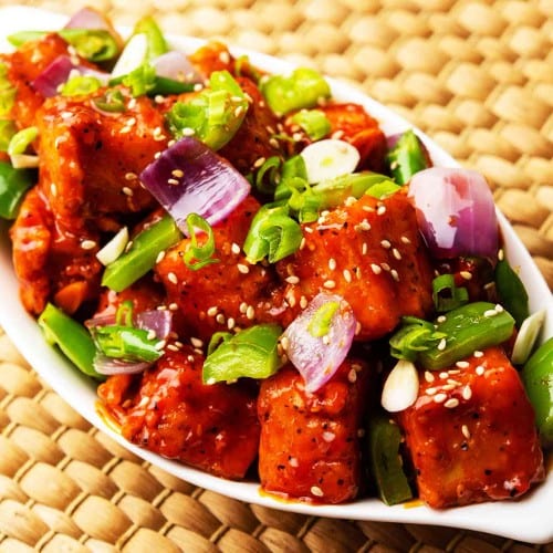 Chili Paneer.