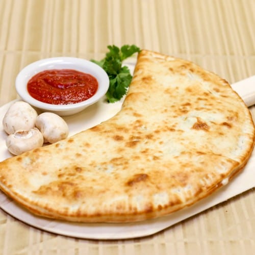 12. Mozzarella, Ricotta & Spinach Calzone.