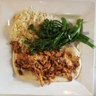 Hummus with Chicken or Beef Shawarma