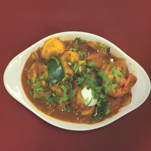 45. King Prawn Karahi.