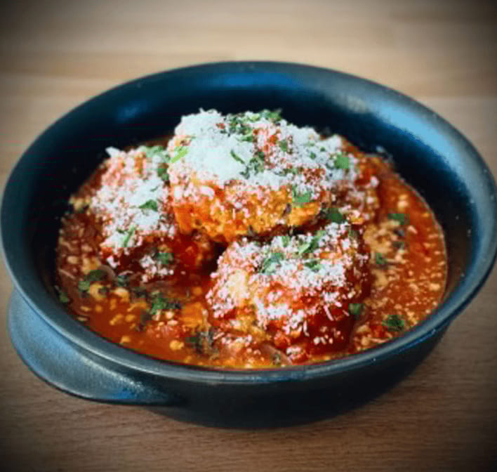 Pomelia Ricotta Meatballs.