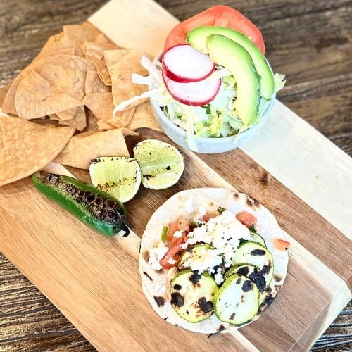 Vegetarian Single Taco.