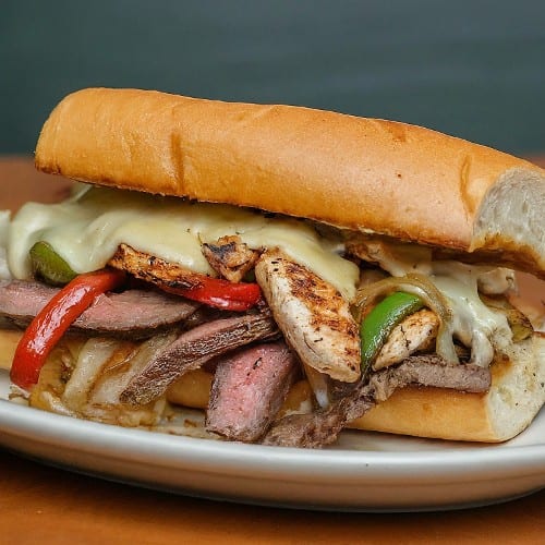 Steak and Chicken Philly.