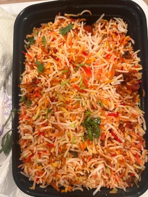 Mix Veg Biryani.