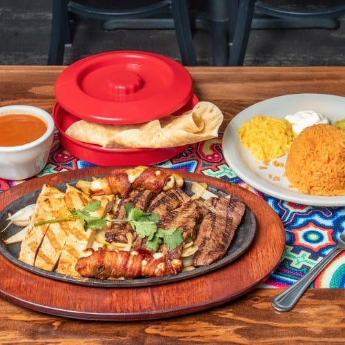 1 Bacon Wrap of Each with Mixed Fajitas & Diablos.