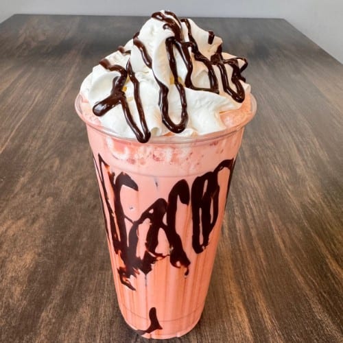 Raspberry White Chocolate Mocha.