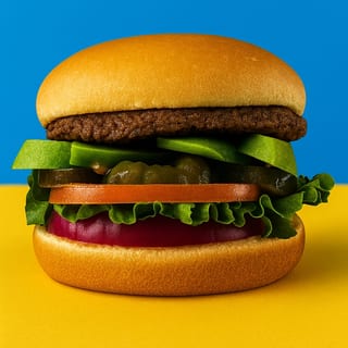 Avocado Burger Ala Cart