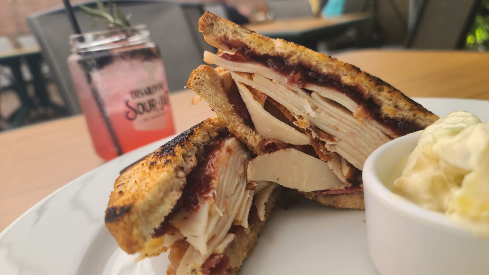 Roast Turkey Sandwich.