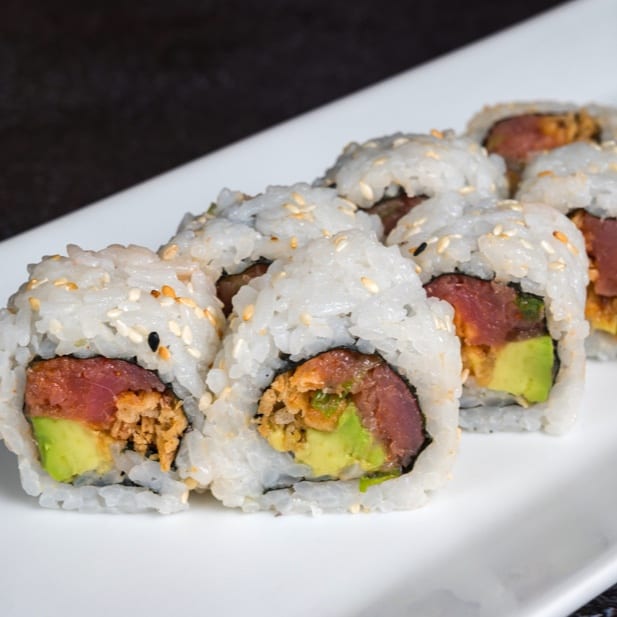 Spicy Crunchy Tuna Roll.